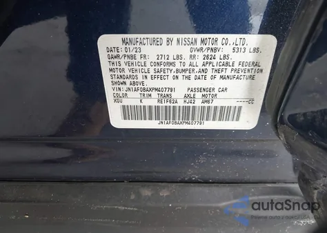 2023 Nissan Ariya Engage from USA, damaged, VIN JN1AF0BAXPM407791